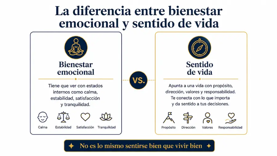 bienestar emocional y sentido de vida